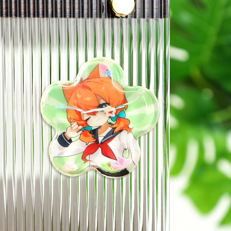 Custom Water-Filled Shaker Sticker