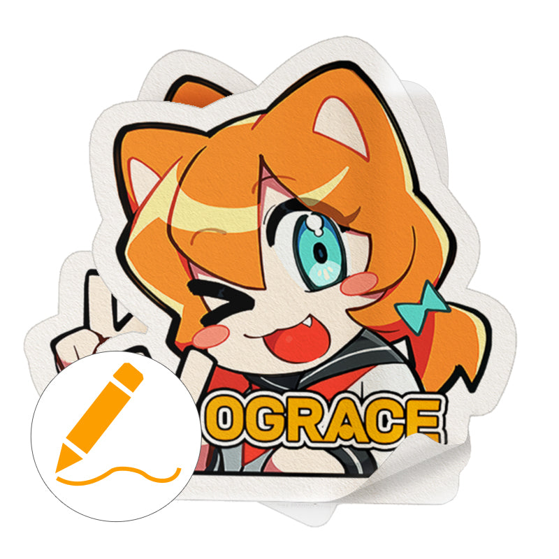 Custom Writing Paper Stickers - VOGRACE