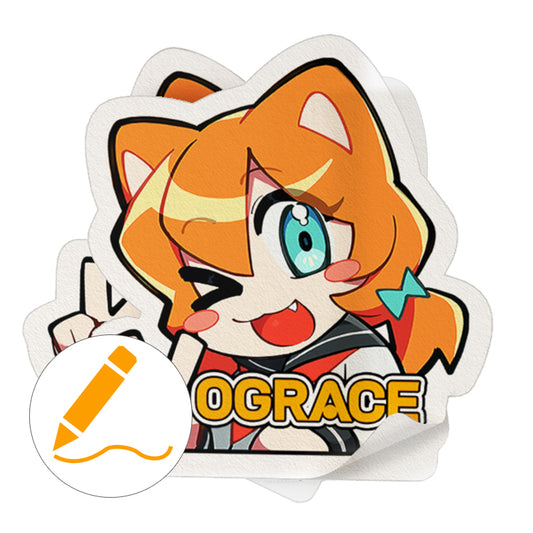 Custom Writing Paper Stickers - VOGRACE