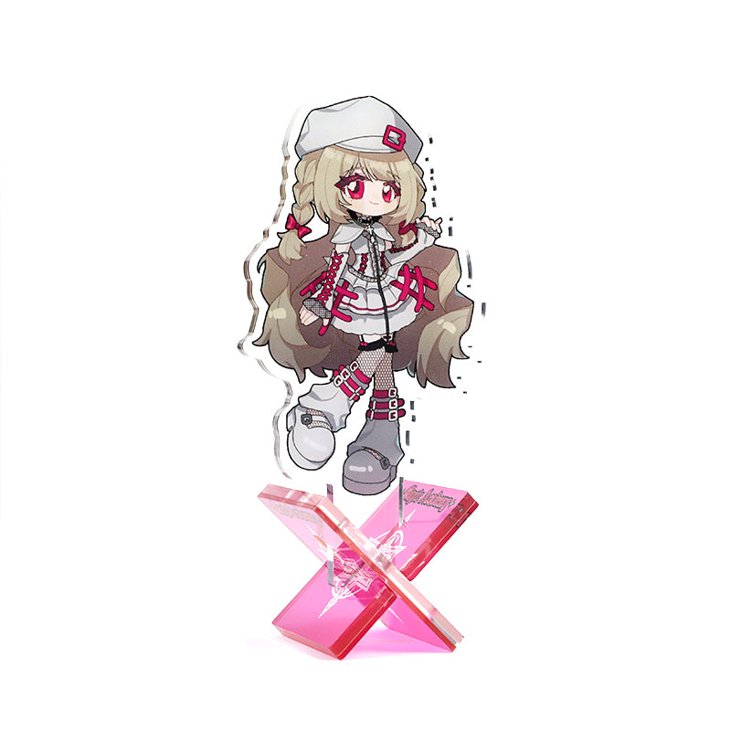 Custom X-Shaped Clear Acrylic Standees - VOGRACE