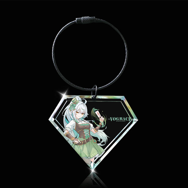 Custom Acrylic Diamond Keychain