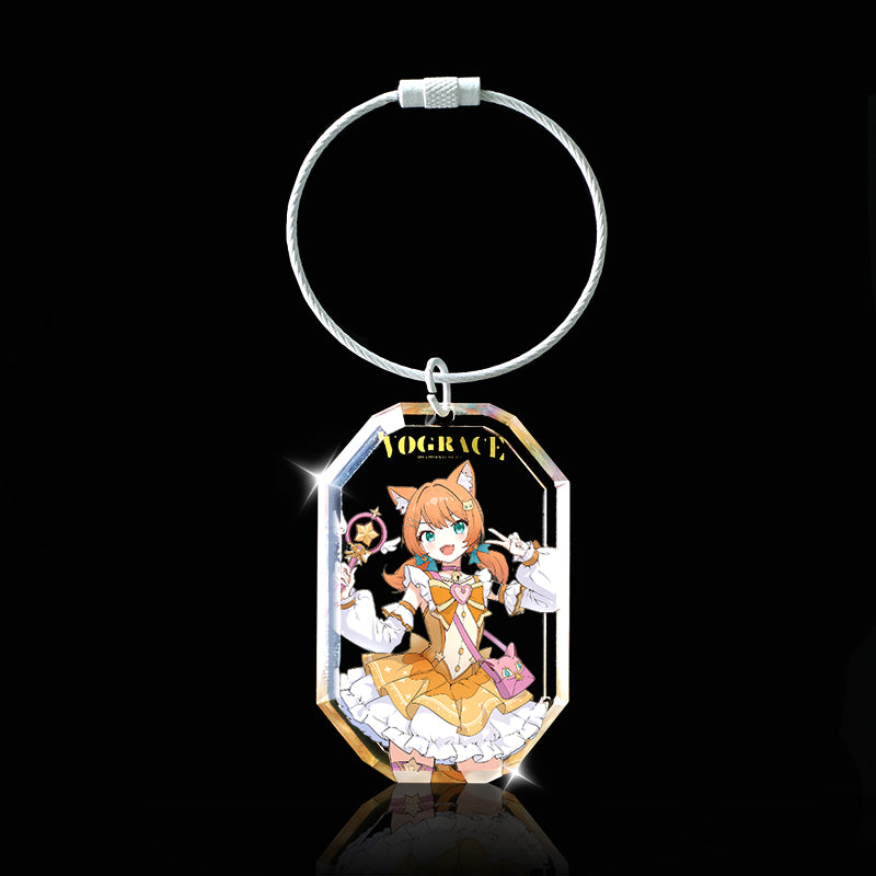 Custom Acrylic Diamond Keychain