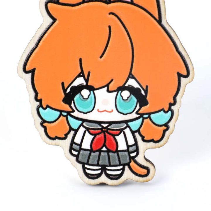 Custom Synthetic Wooden Soft Rubber Keychains - VOGRACE