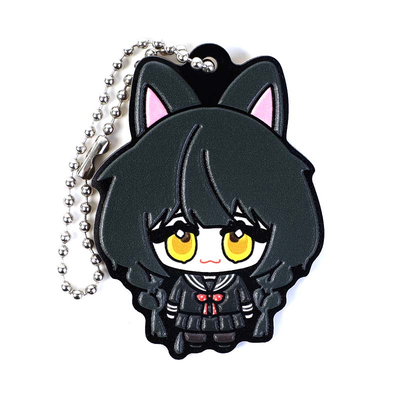 Custom Synthetic Wooden Soft Rubber Keychains - VOGRACE