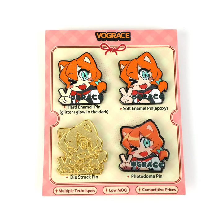 Enamel Pins Lapel Pins Sample Pack – VOGRACE