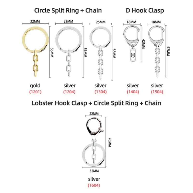 Custom Hot Stamping Epoxy Acrylic Keychains – VOGRACE