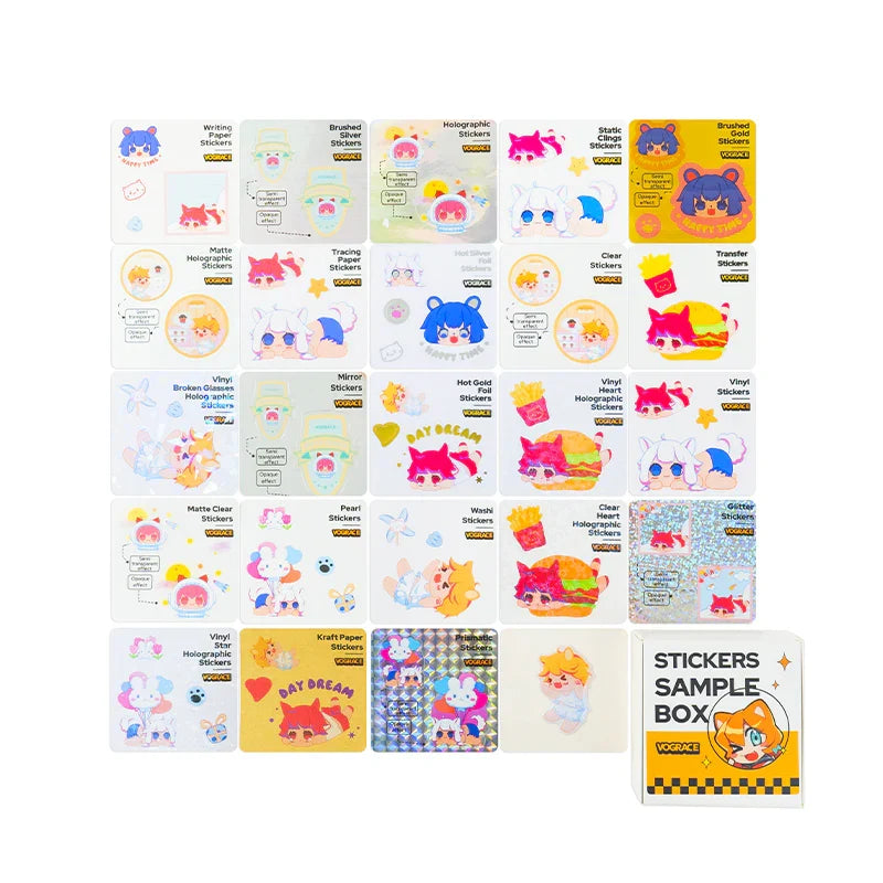 Sticker Sample Box – VOGRACE