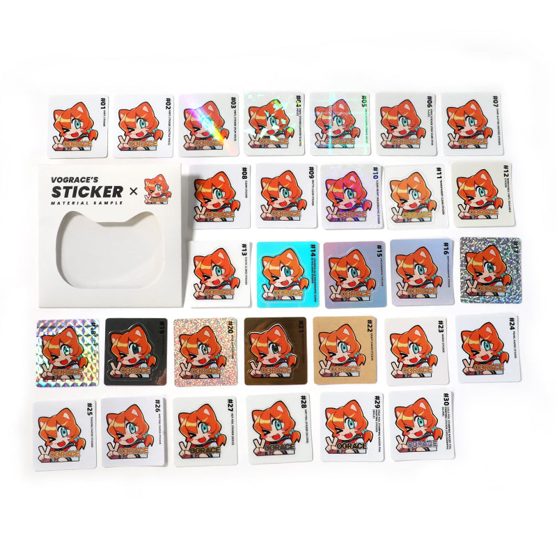 Sticker Sample Box