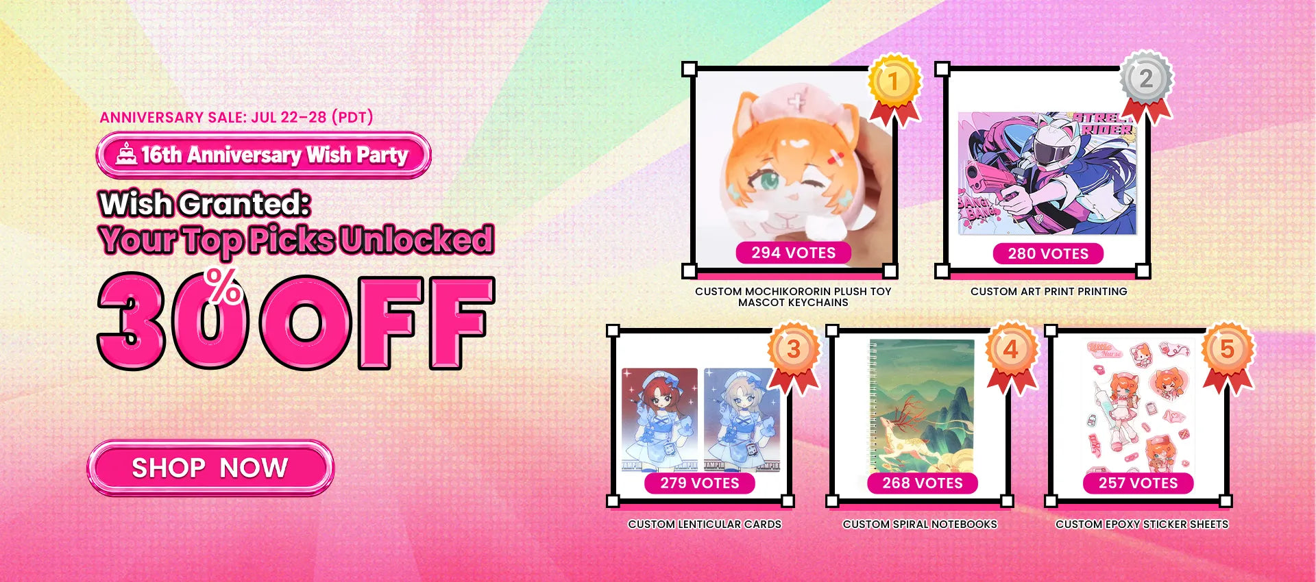 home_banner|WISH GRANTED YOUR TOP PICKS UNLOCKED