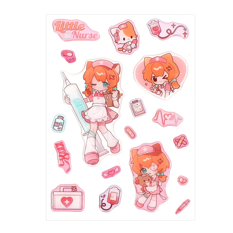 Custom Epoxy Sticker Sheets