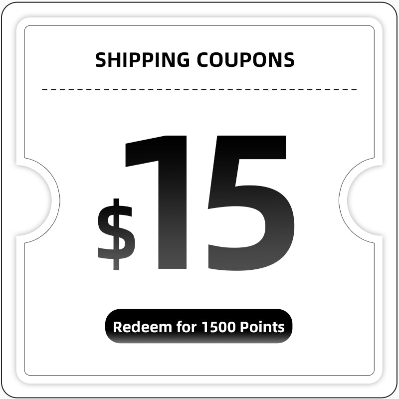 Shipping coupons $15