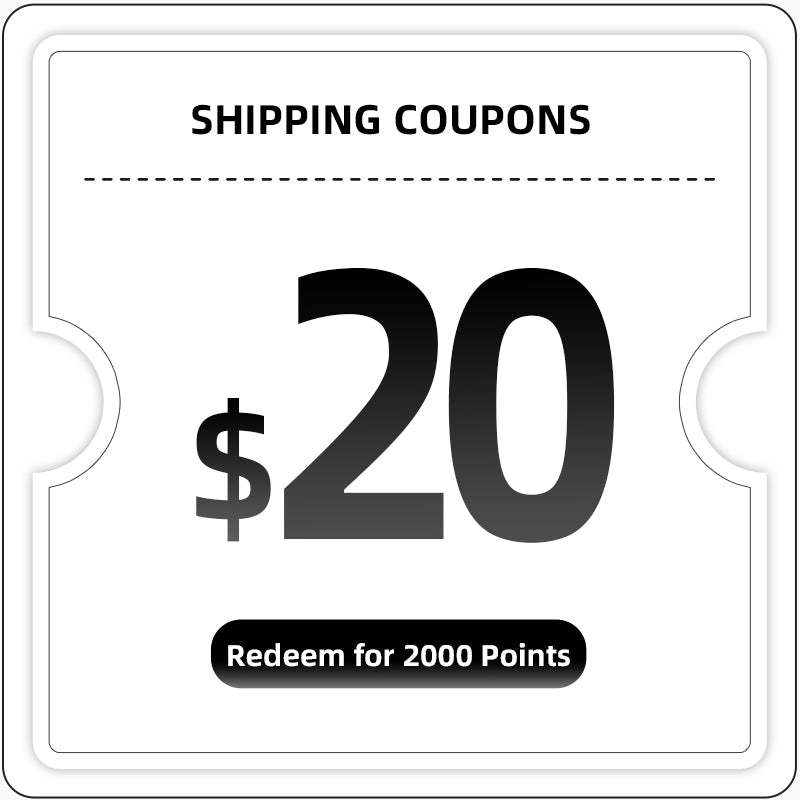 Shipping coupons $20