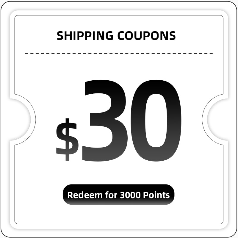 Shipping coupons $30