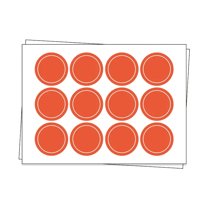 Circle File Labels Custom Circle Sheet Labels – VOGRACE