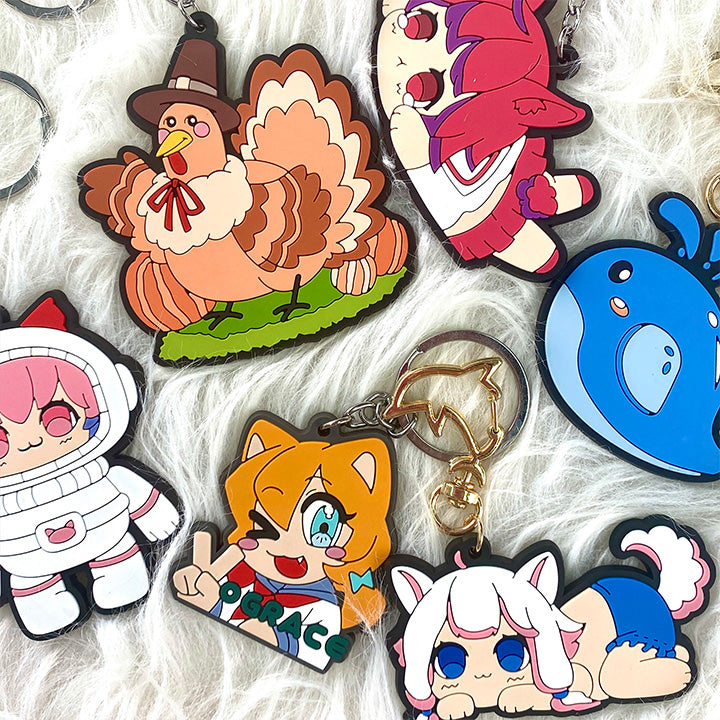 Custom PVC Rubber Keychain – VOGRACE - Main Image