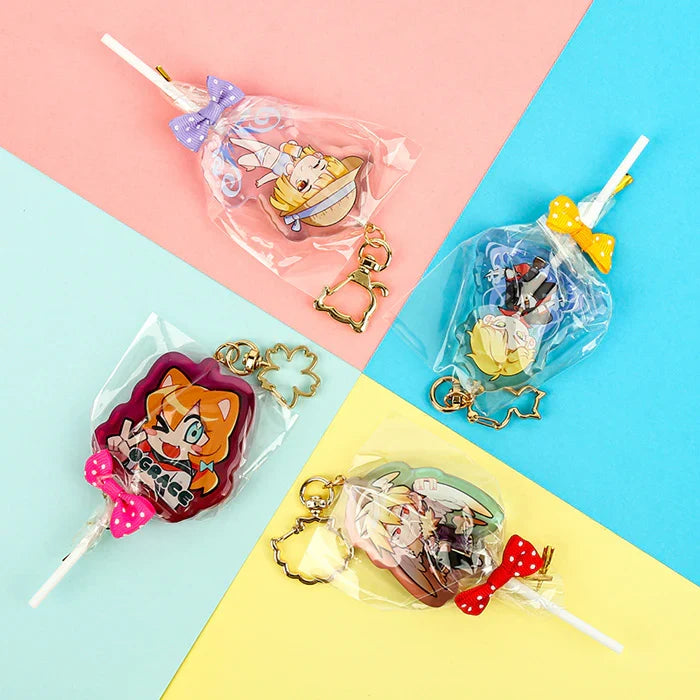 Custom Stickers Keychain Samples – VOGRACE