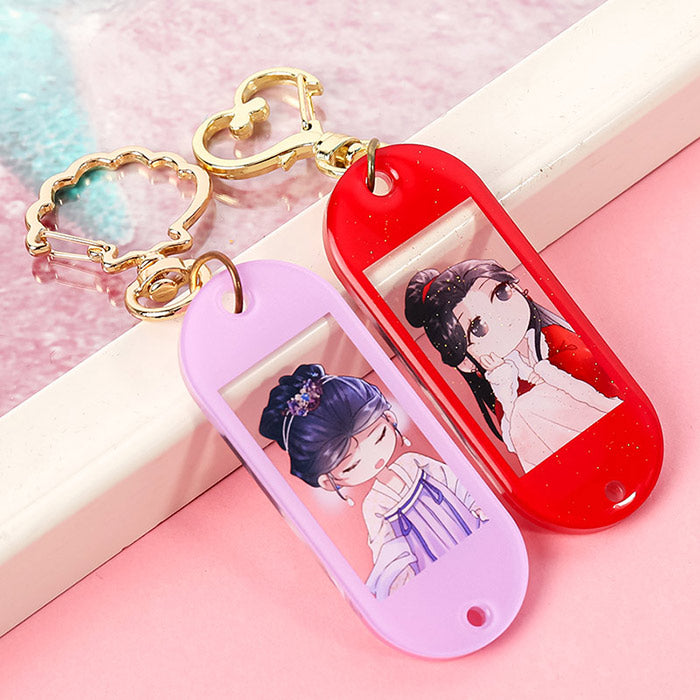 Custom Colored Hotel Motel Acrylic Keychains