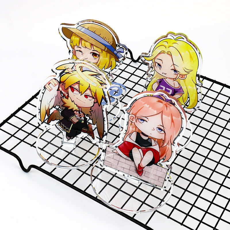 Custom Gold Edge Acrylic Standees