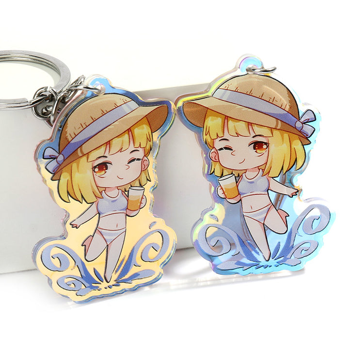 Custom Rainbow Acrylic Charms