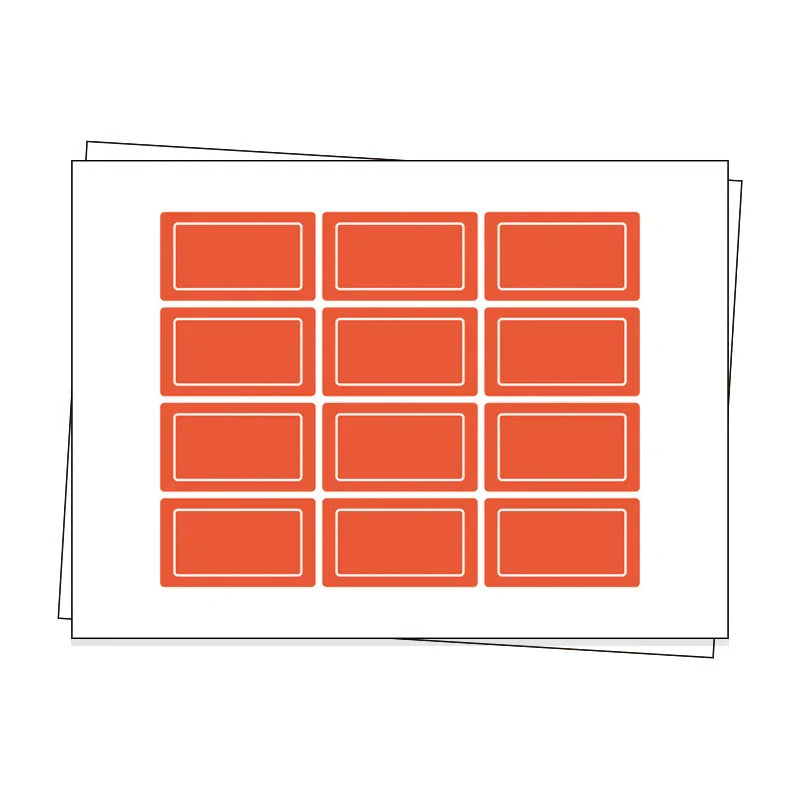 Corner Laberls Custom Rounded Corner Sheet Labels โ VOGRACE