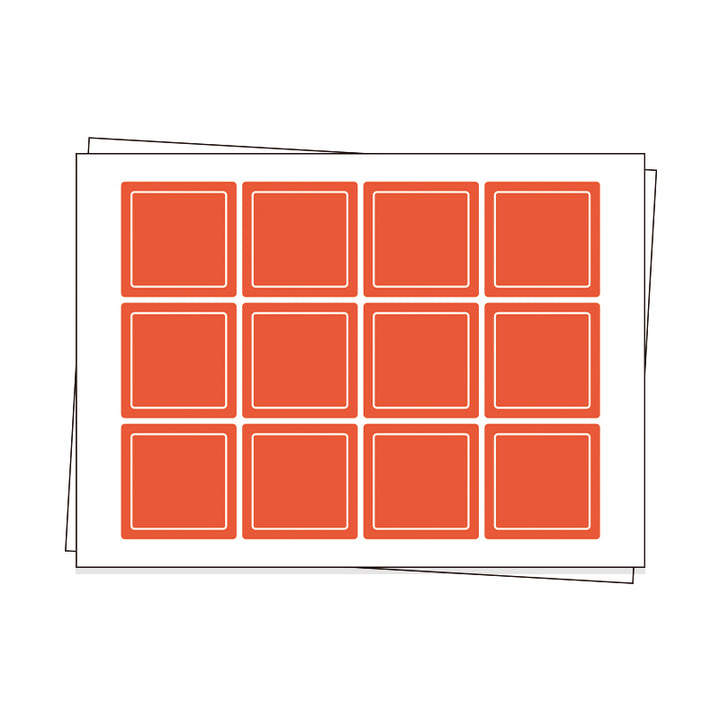 Custom Square Sheet Labels