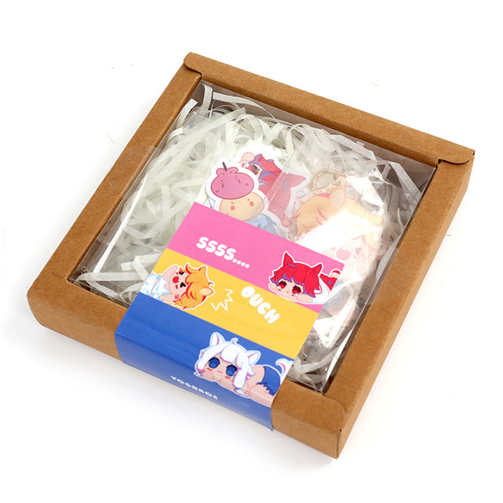 Custom Stickers + keychain sets Packing – VOGRACE