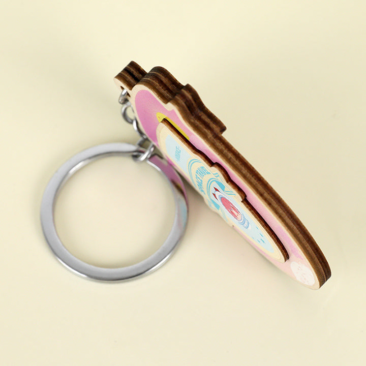 Custom Multilayer Wooden Keychains