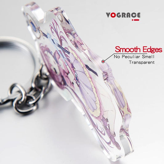 Custom Clear Acrylic Keychains - VOGRACE