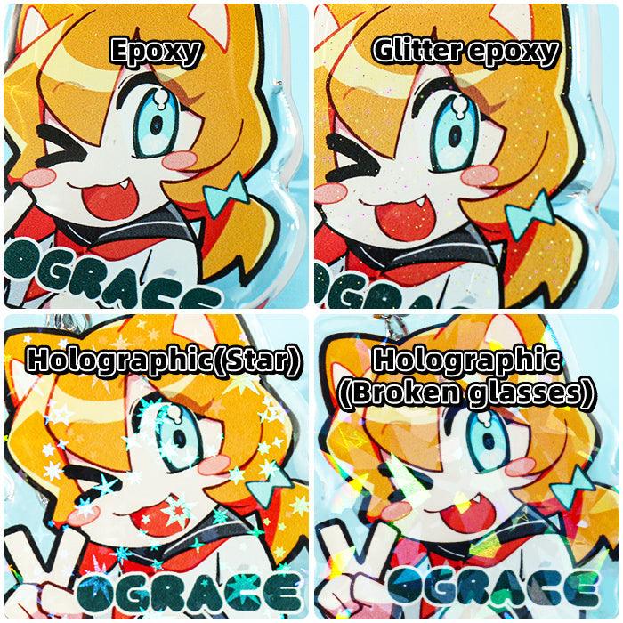 Custom Epoxy Acrylic Charms - VOGRACE