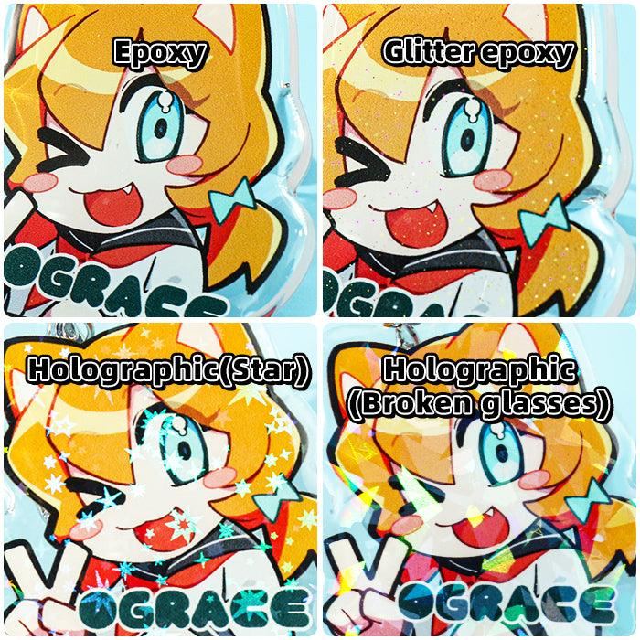 Custom Epoxy Keychain – VOGRACE