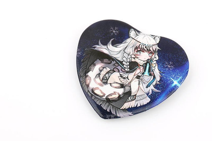 Custom Heart Shaped Button Pins - VOGRACE