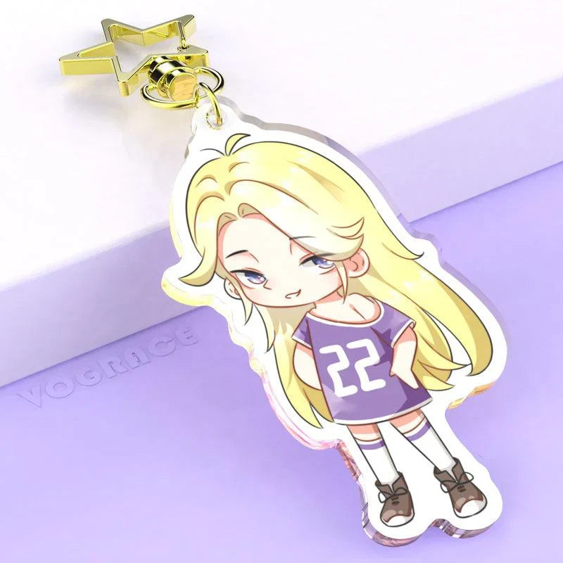 Custom Non Clear Acrylic Keychain VOGRACE