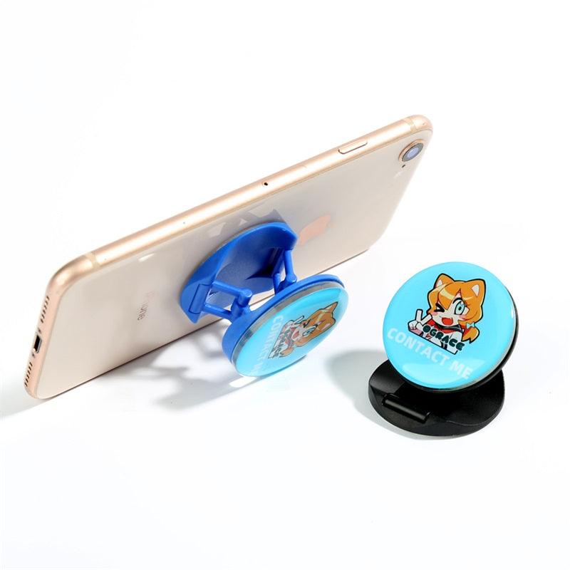 Custom Phone Grip Round Foldable Mobile Phone Holder - VOGRACE