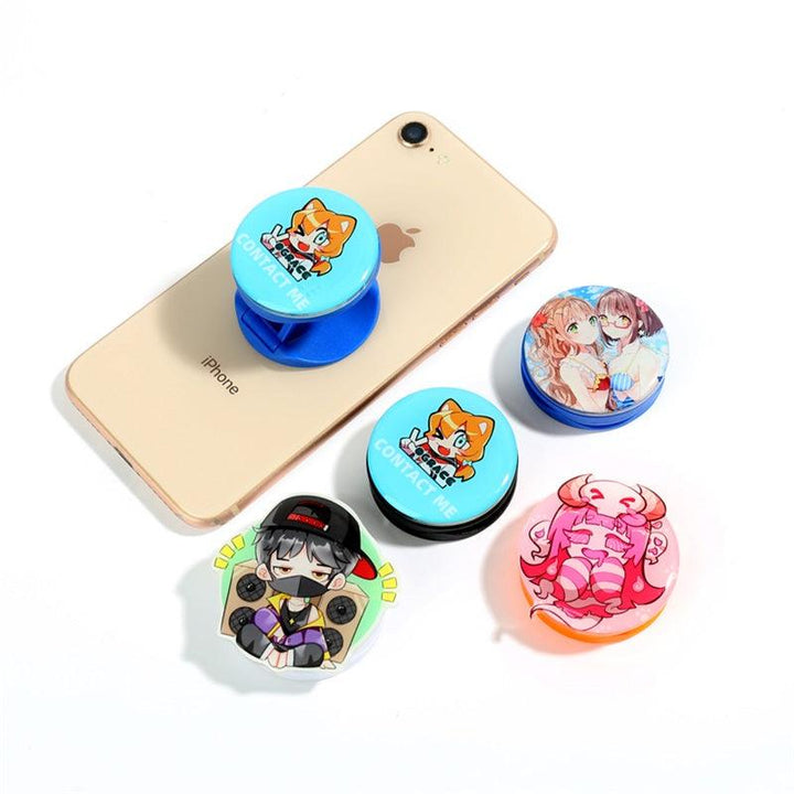 Custom Phone Grip Round Foldable Mobile Phone Holder - VOGRACE