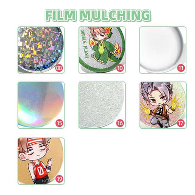 Lancelot - Sublimation blank round pin button plastic pin back buttons  custom picture print funny pins buttons Ungrouped