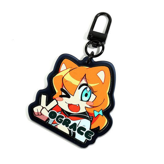 Custom Solid Colored Acrylic Keychains - VOGRACE