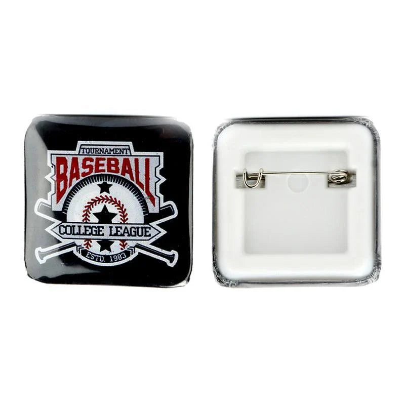 Custom Square Button Pins – VOGRACE