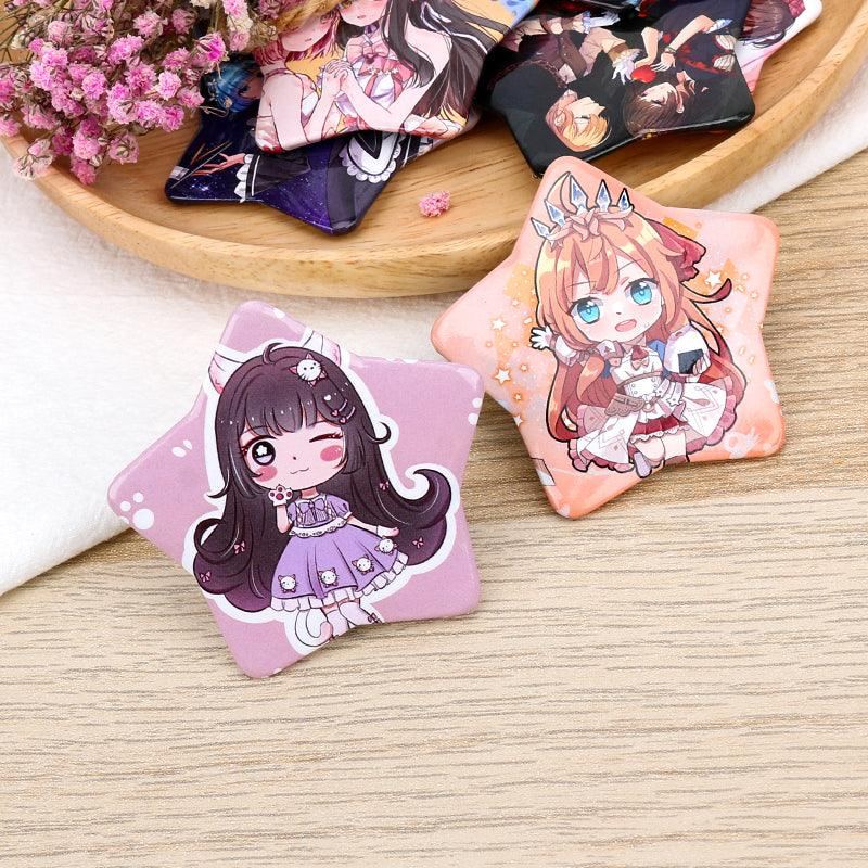 Custom Star Button Pins – VOGRACE