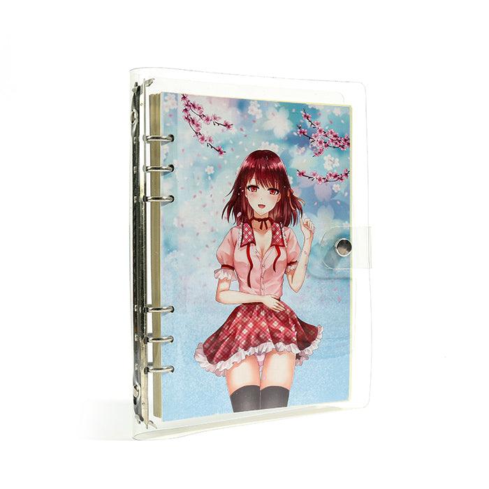 Custom Transparent PVC Loose Leaf Notebook - VOGRACE