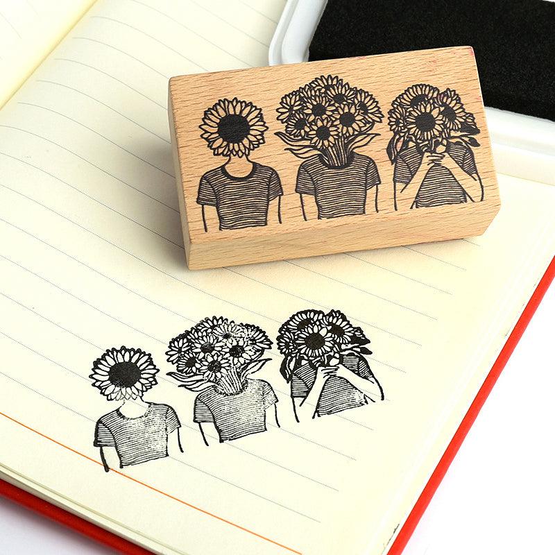 Custom Wooden Rubber Stamp - VOGRACE